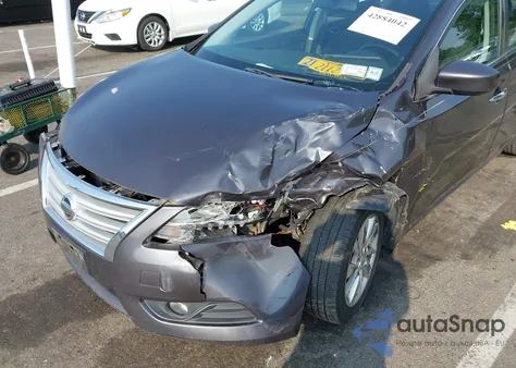 2013 Nissan Sentra Sv из США, поврежденный, VIN 3N1AB7AP4DL666826